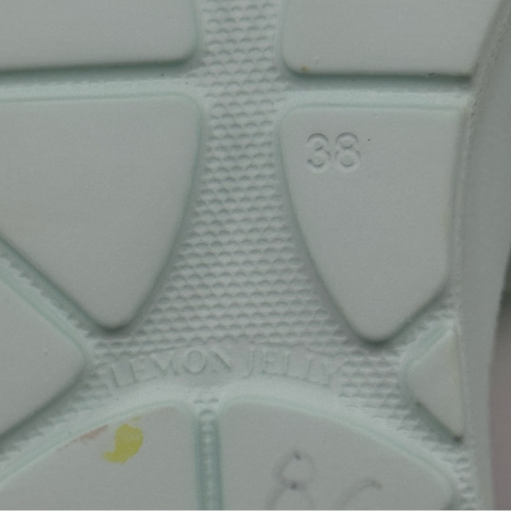 LEMON JELLY SUNNY AQUA GREEN SZ 38 US 7.5 - Picture 10 of 10